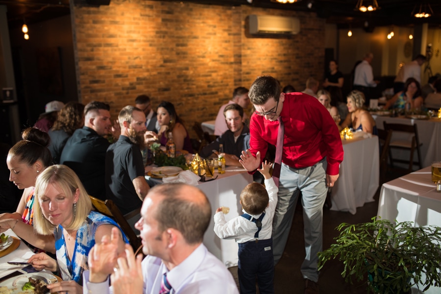 speeches and high fives at the Baron Calgary Event Venue