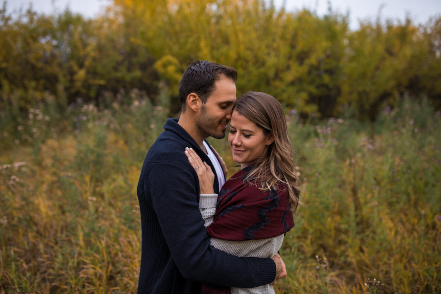 Fish creek engagement session in Calgary alberta