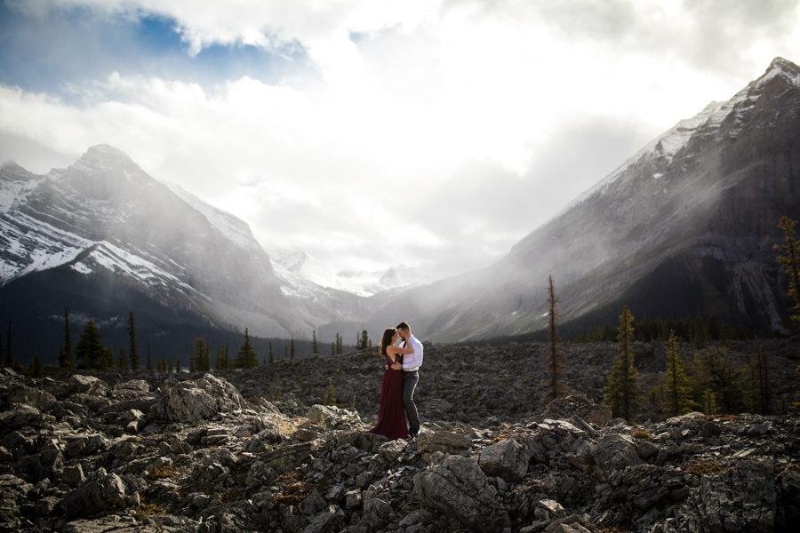 Canmore engagement photography