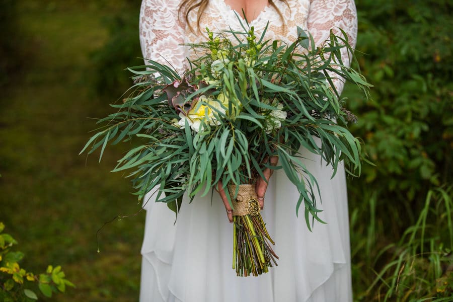 woodland and wildflower weddings do the bouquet for the bride as well
