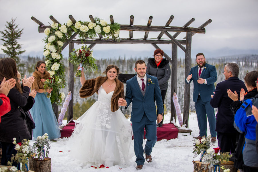 outdoor winter weddings Hinton Alberta