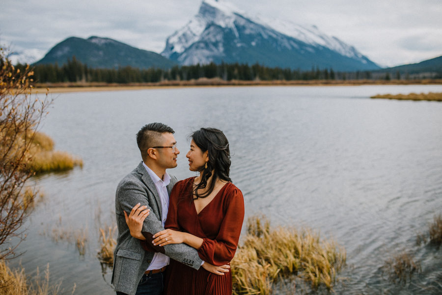 banff engagement photography