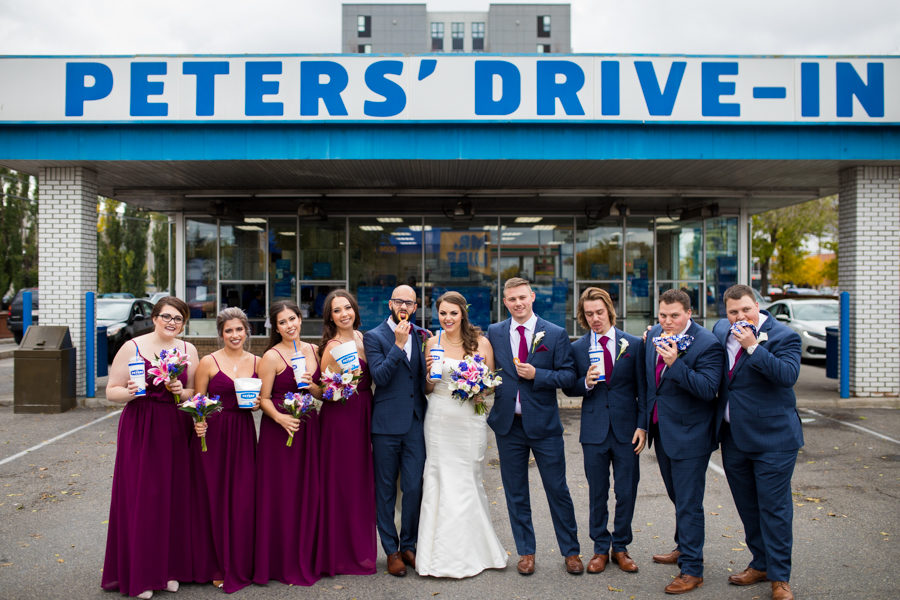 peter's drive in wedding pictures