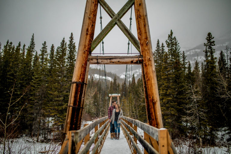 canmore engagement photography - canmore - mountain engagements