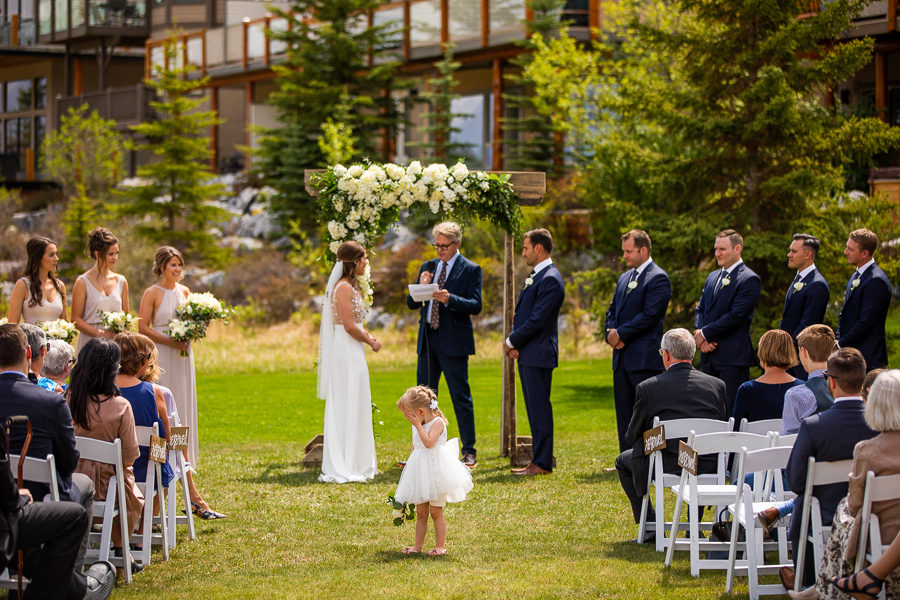 outdoor ceremony location Canmore - Alberta