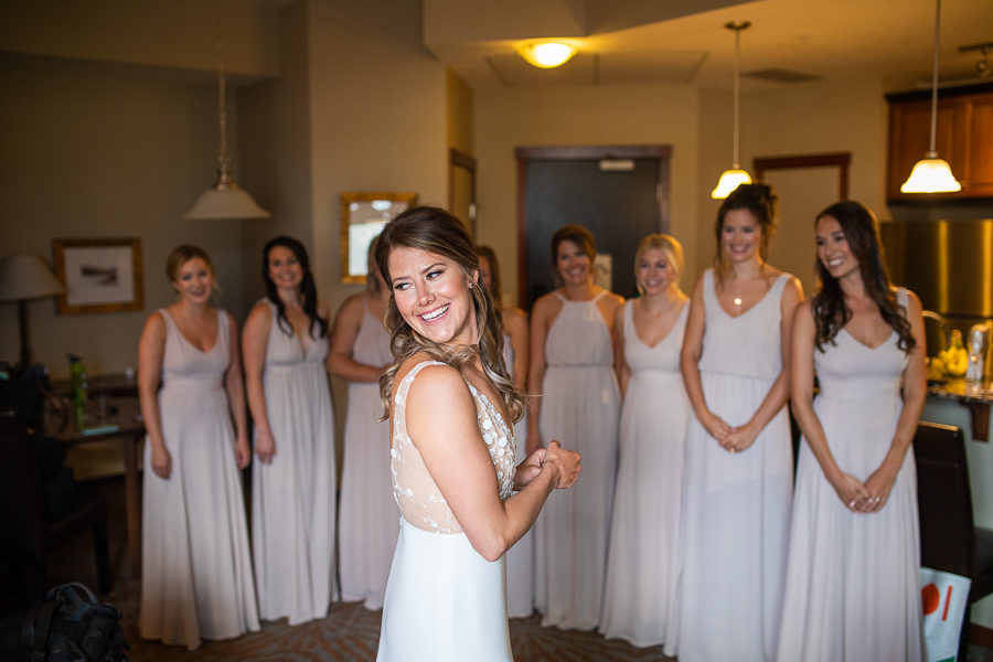 bride getting ready canmore