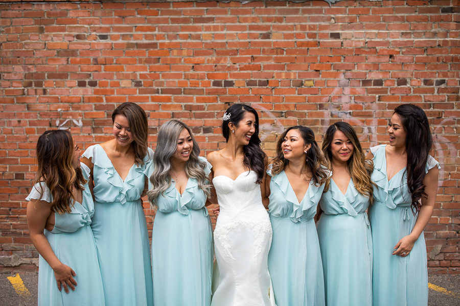 wedding party on stephen ave