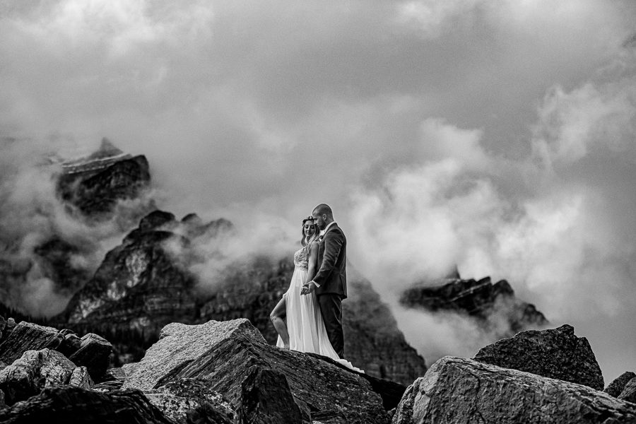 Moraine lake elopements