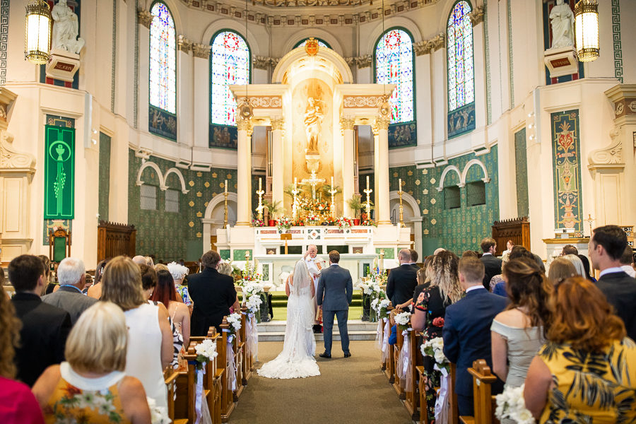 THE BASILICA CATHEDRAL OF ST. JOHN THE BAPTIST wedding photos