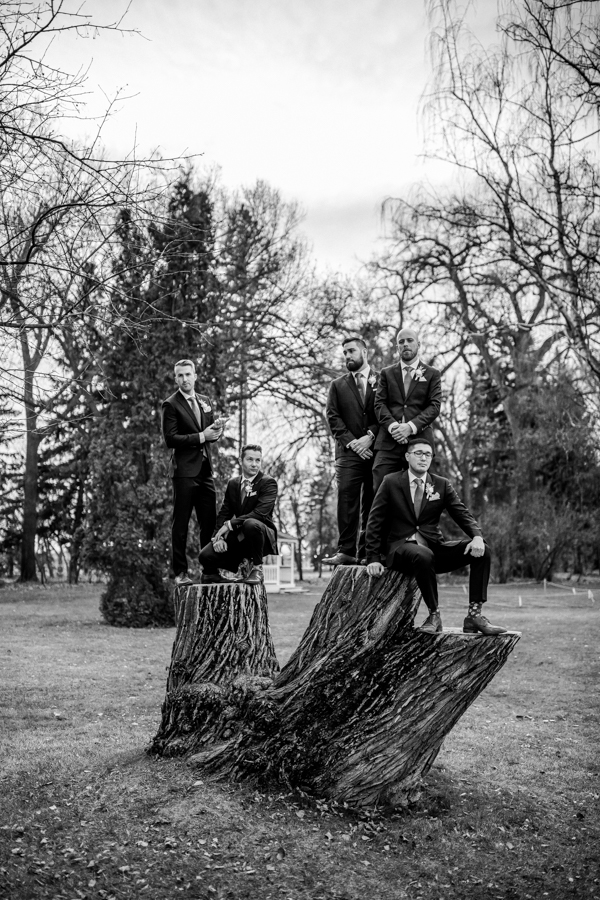 The Norland weddings - The Norland Lethbridge - Lethbridge wedding venue = groomsmen pictures