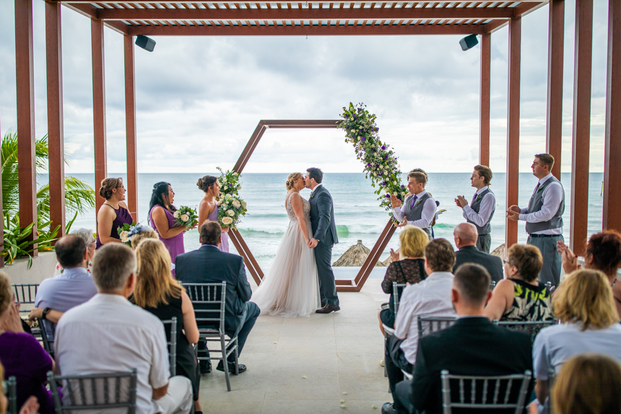 The wedding pavilion Now Jade Mayan Riviera