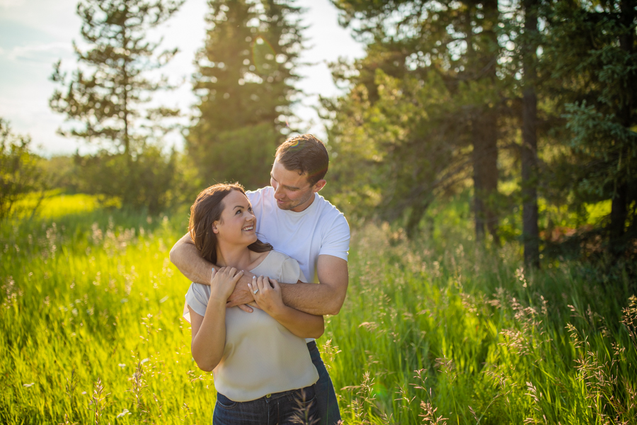 Ranch engagement photos on the family farm