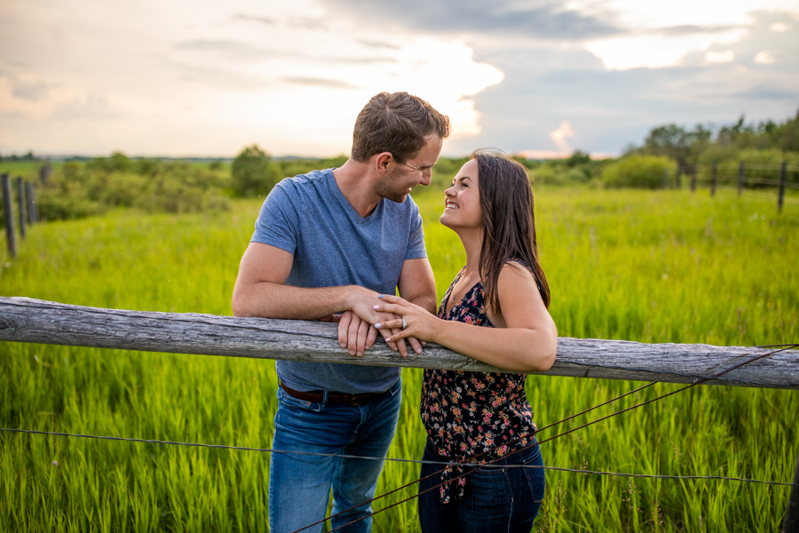 rustic country engagement photos