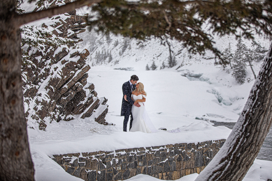 Banff Wedding Photographer Winter Wedding Banff Springs Fairmont