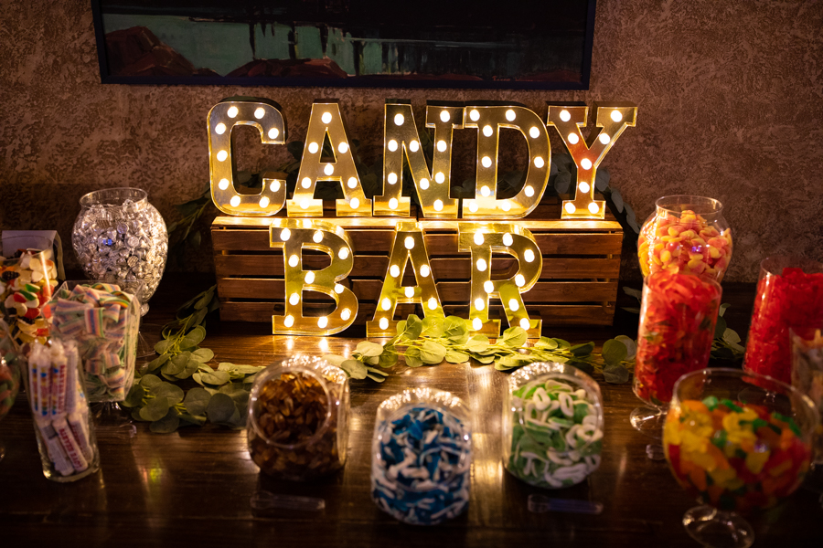 candy bar sign