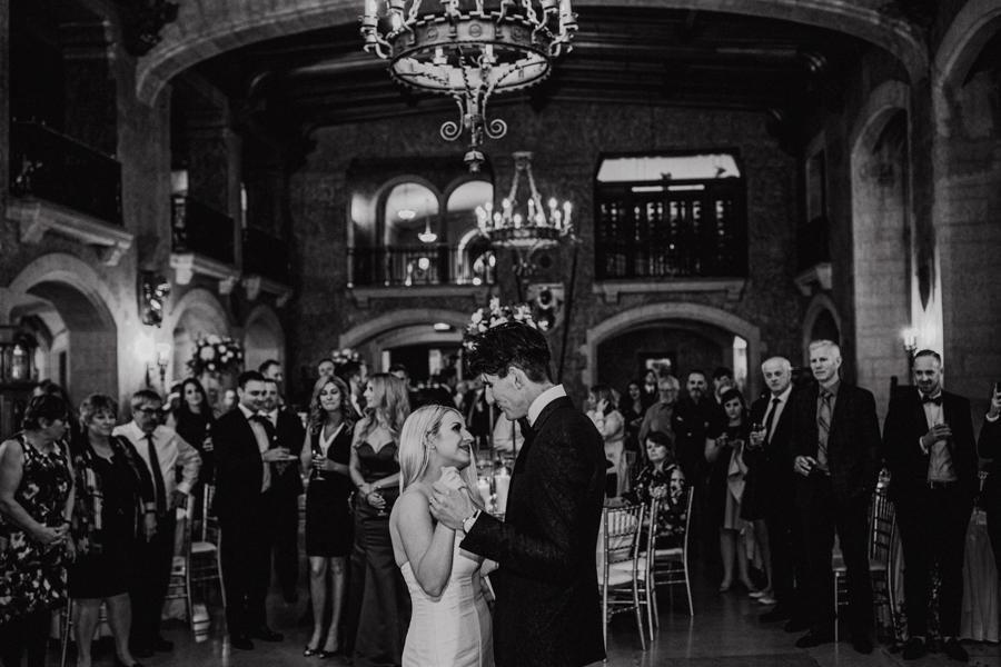 Mount Srephen room first dance at the Fairmont Banff springs wedding