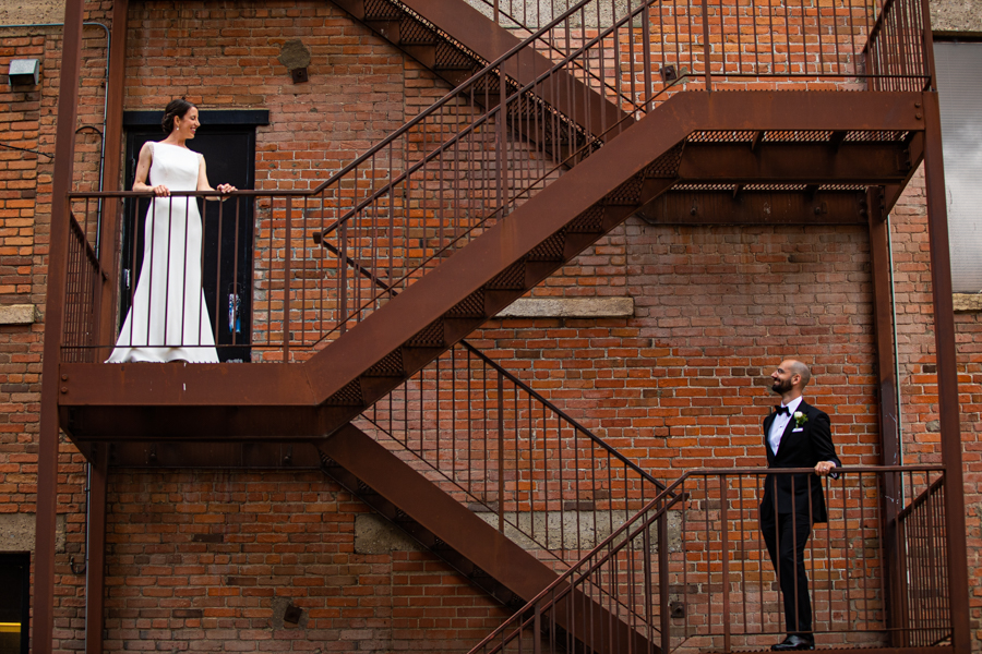 rooftop edmonton wedding and elopement