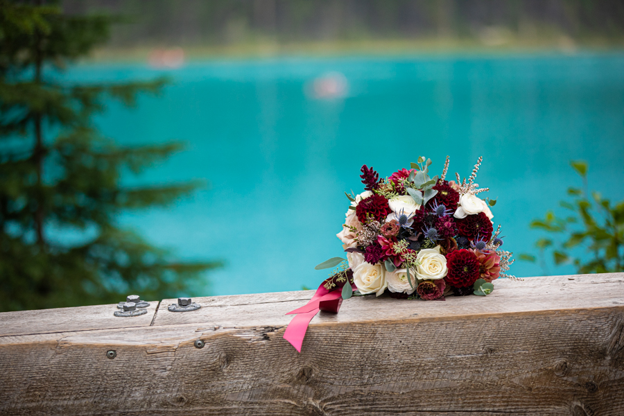 Black earth florals at emerald lake