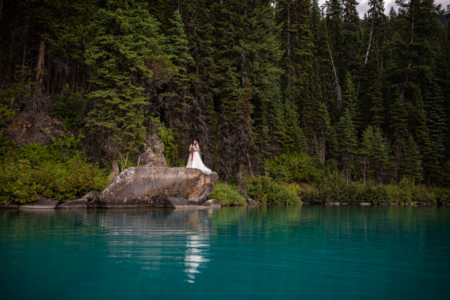 emerald lake different wedding photos