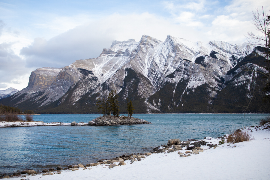 Lake Minnewanka ceremony