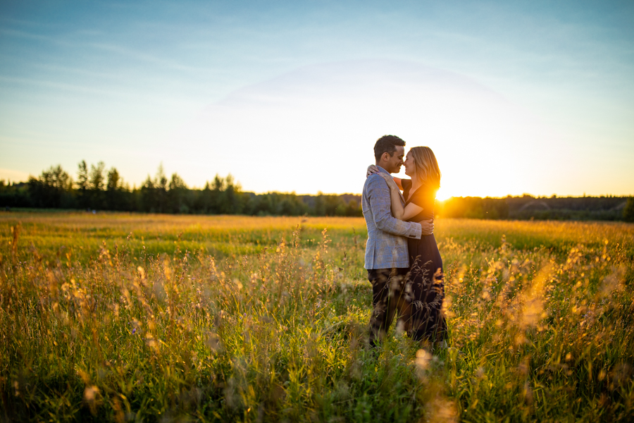 terwillegar park suset engagement photos