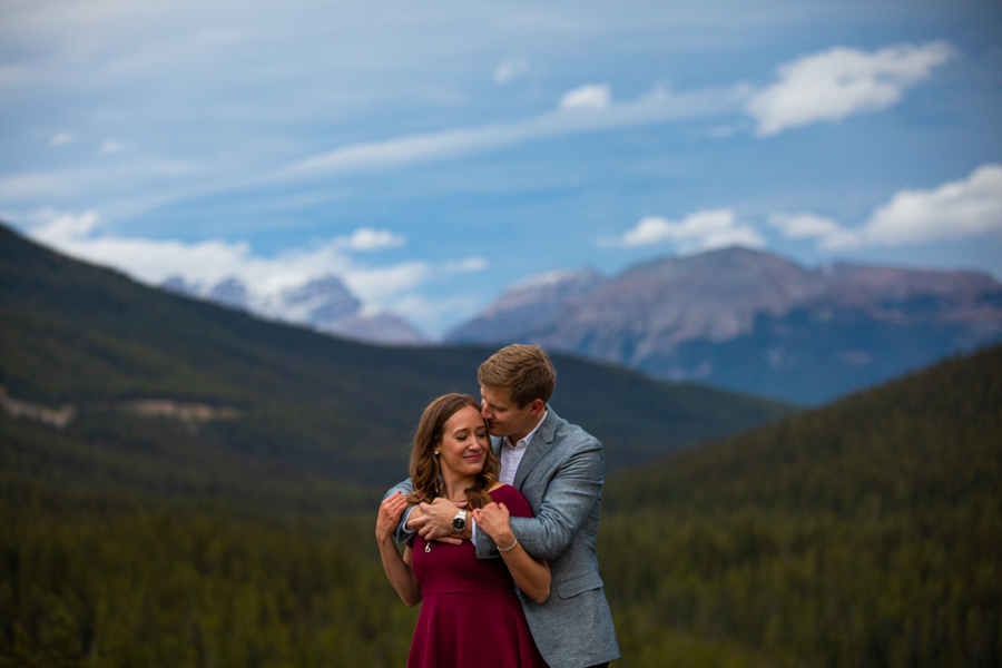 Lake Moraine Engagement Photos