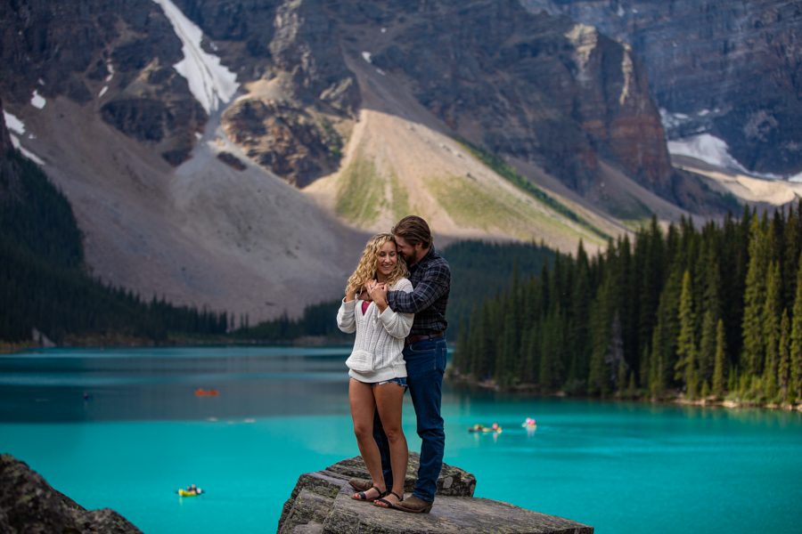 Moraine Lake Engagement Photos