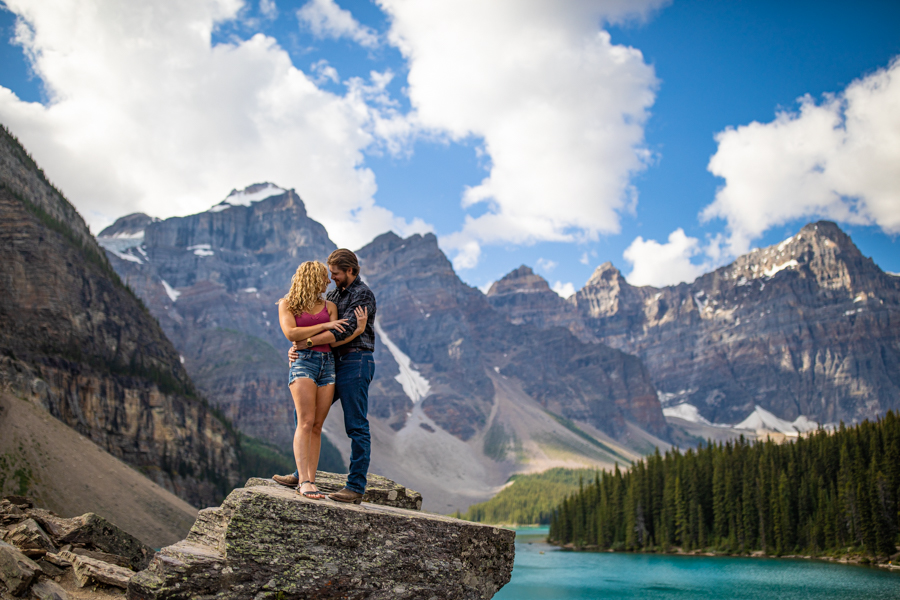 Moraine Lake Engagement Photos