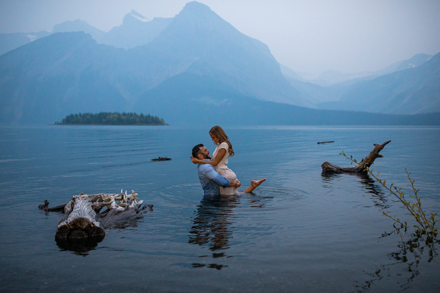 Romantic engagement poses sexy engagement poses SMokey engagement photos Engagment in the smokey mountains Kananaskis engagement Cole Hofstra Photography 33